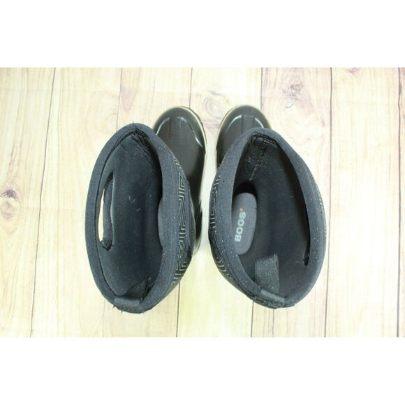 Bogs Classic Triangle Black Rubber Non-slip Non-marking Rain Boots Size 8 - Picture 7 of 9